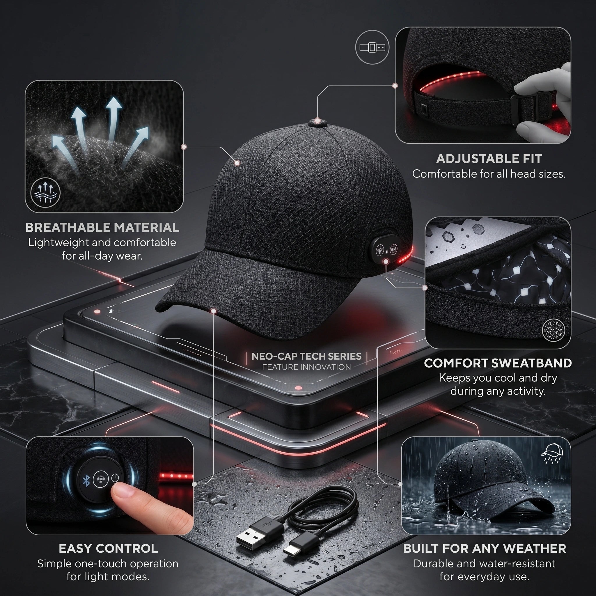 Reztor cap — alternate angle